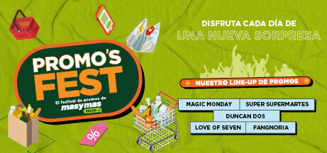 Promo's Fest, el festival de las promos en masymas online