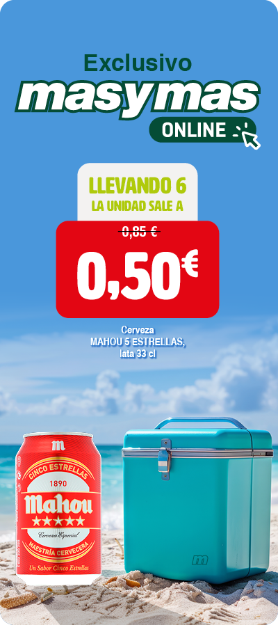 Promoción Mahou Lleva 6 por 3,00 euros