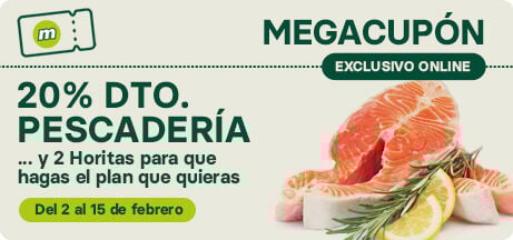 20% DTO PESCADER&Iacute;A EXCLUSIVO ONLINE