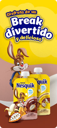 Disfruta de un break divertido y delicioso con Nesquik