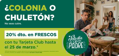 20% dto. en FRESCOS con tu Tarjeta Club hasta el 25 de marzo