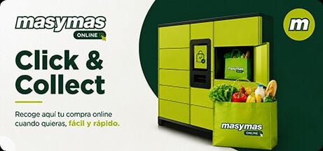 Click & Collect masymas online: recoge tu compra online cuando quieras, f&aacute;cil y r&aacute;pido