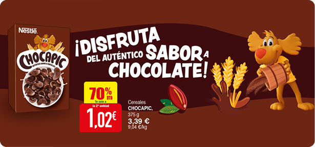&iexcl;Disfruta del aut&eacute;ntico sabor a chocolate!