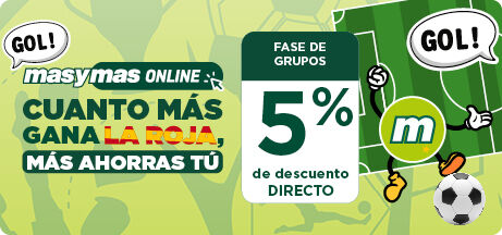 Cuanto m&aacute;s gana La Roja, m&aacute;s ahorras t&uacute;: 5% de descuento directo