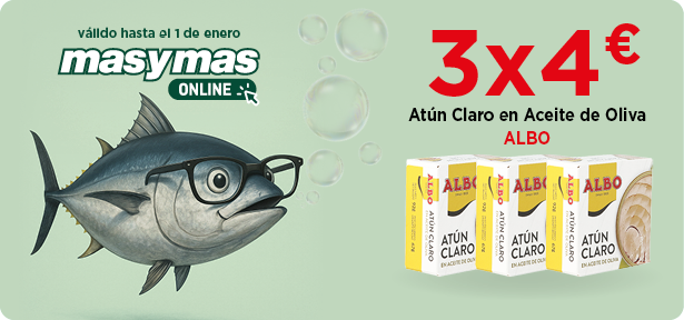 Compra 3 latas de  Anterior Siguiente At&uacute;n claro en aceite de oliva ALBO 92g por 4 euros