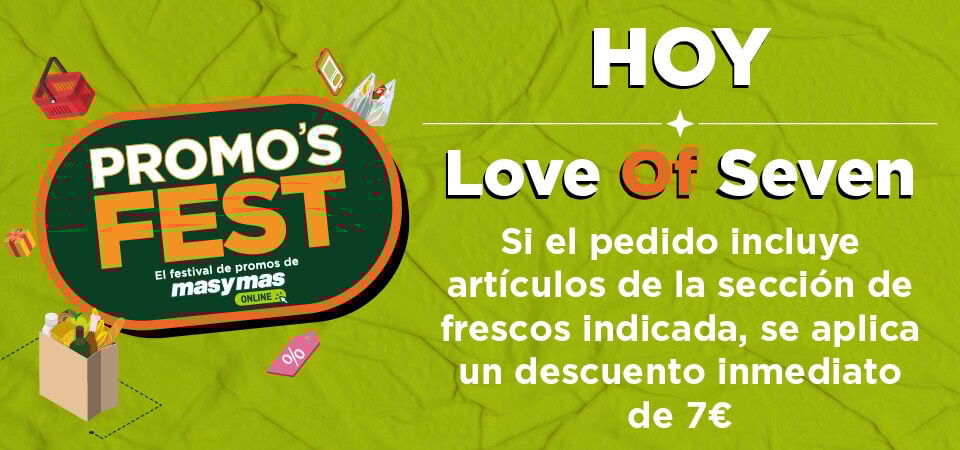 Love Of Seven, descuento de 7 euros en tu pedido con artículos de la sección