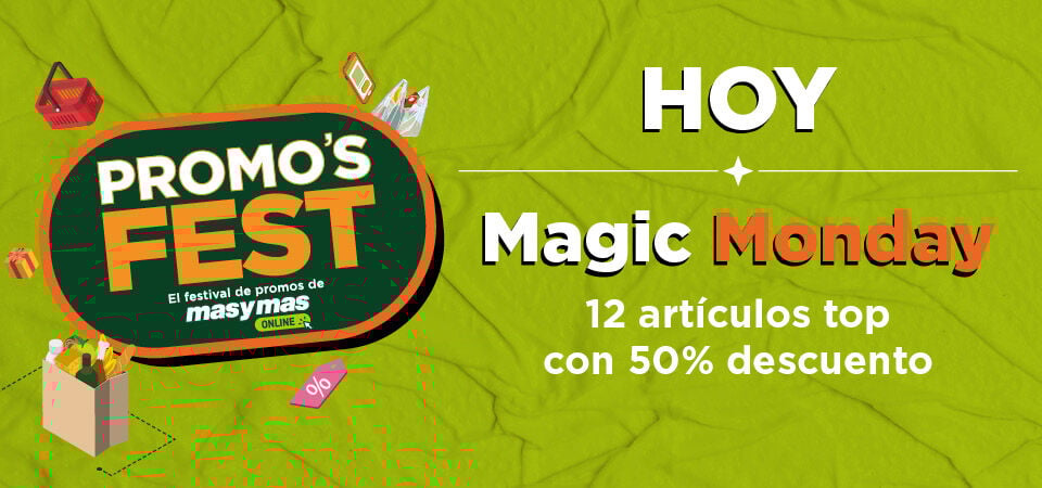 Magic Monday, 12 artículos top con 50% de descuento