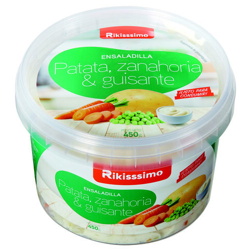 ENSALADILLA DE PATATA,ZANAHORIA Y GUISANTE RIKISSIMO 450g image number