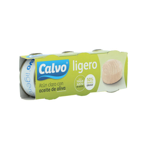ATUN CLARO CALVO LIGERO OLIVA PACK 3x80g image number