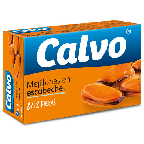 Mejillones en escabeche CALVO 8/12 piezas 115g image number