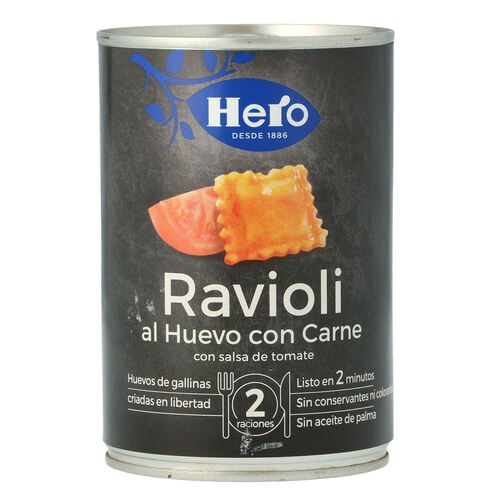 RAVIOLI SALSA HERO LATA 420g image number