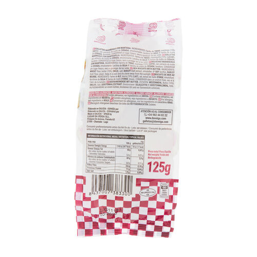 MARIÑEIRAS MANTEQUILLA DAVEIGA 125g. image number