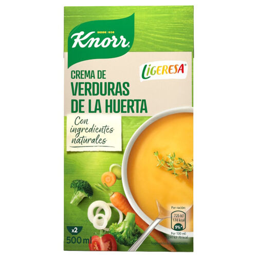 Crema KNORR verduras huerta 500ml image number