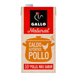 Caldo de pollo 33% natural GALLO 1L
