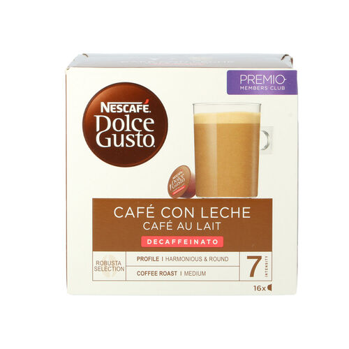 Caf&eacute; DOLCE GUSTO leche descafeinado 16 c&aacute;psulas image number
