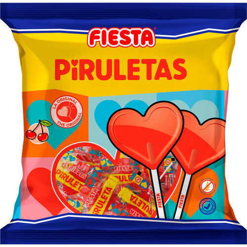PIRULETAS DE CORAZON FIESTA 7uds 91g image number