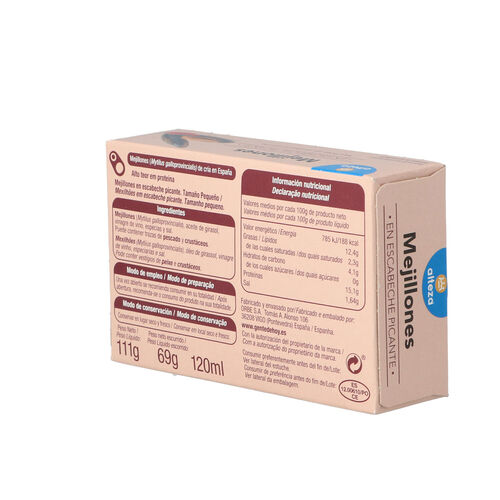 MEJILLON PICANTE ALTEZA 14/18 111g image number