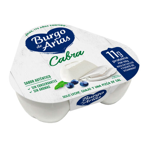 QUESO FRESCO DE CABRA BURGO DE ARIAS 3x70g image number