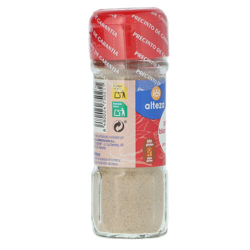 Pimienta blanca ALTEZA molida tarro 40g image number