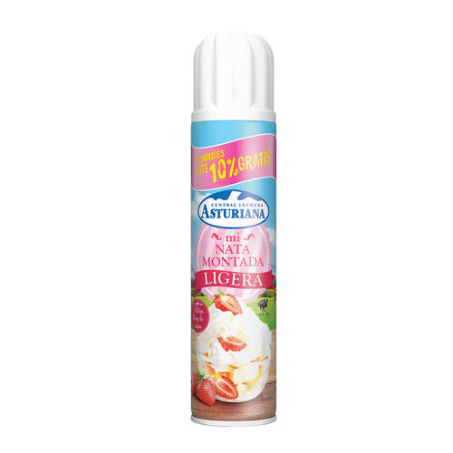 Nata montada ligera Spray Central Lechera ASTURIANA 250ml image number