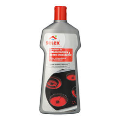 LIMPIADOR DE VITROCERAMICAS Y ACERO INOXIDABLE SELEX 500ml