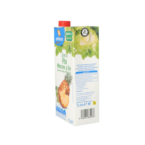 ZUMO DE PIÑA,UVA Y MANZANA ALTEZA 1L image number