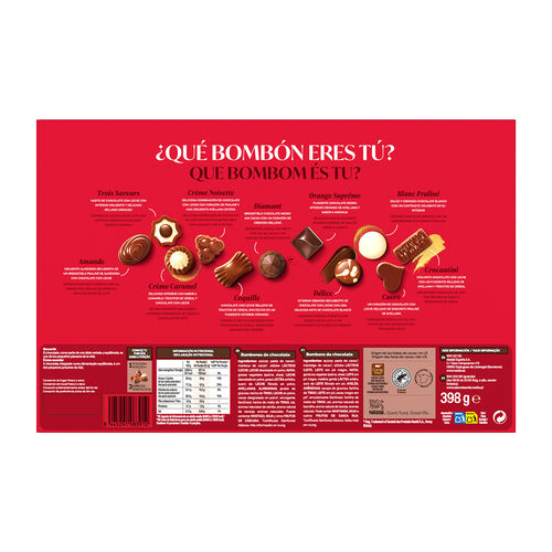 Surtido de bombones CAJA ROJA NESTL&Eacute; 398g image number