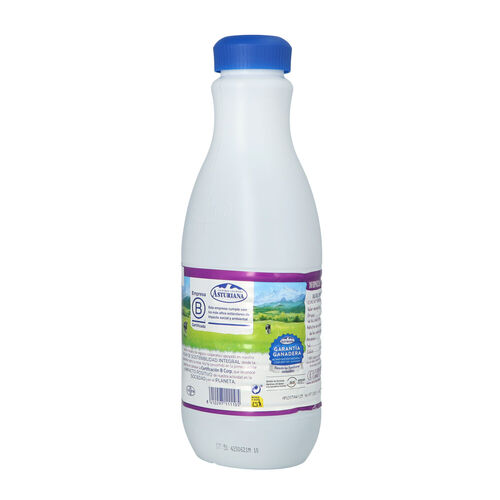 LECHE SEMIDESNATADA SIN LACTOSA CENTRAL LECHERA ASTURIANA 1,5L image number