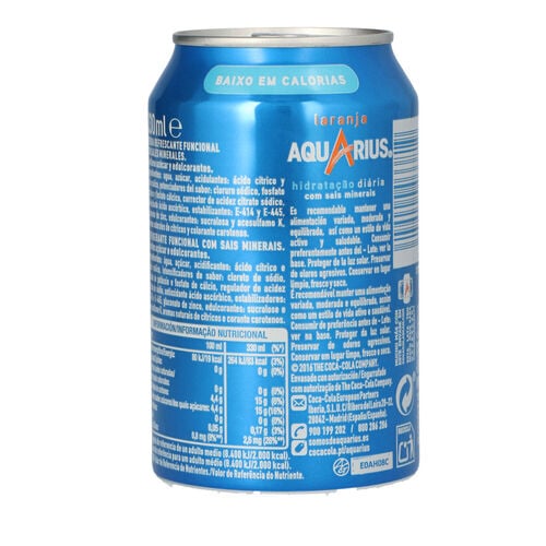Bebida isot&oacute;nica AQUARIUS naranja lata 33cl image number