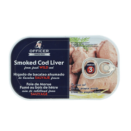 H&iacute;gado bacalao OFFICER 120g image number