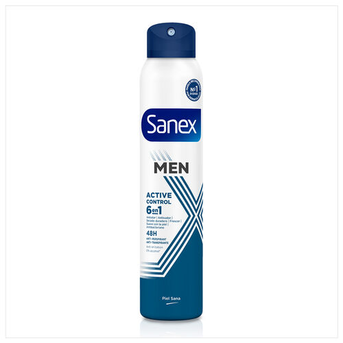 DESODORANTE MEN ACTIVE CONTROL SANEX 200ml image number