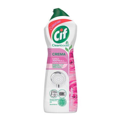 Limpiador en crema para ba&ntilde;os CIF 650ml image number