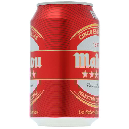 CERVEZA MAHOU 5 ESTRELLAS 33cl image number