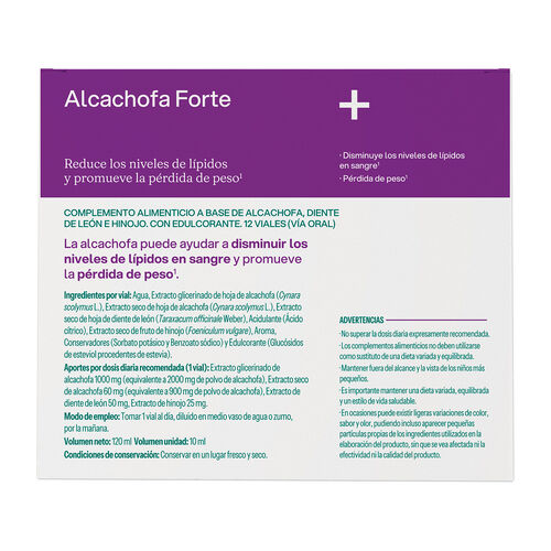 Alcachofa VIVE PLUS 12 viales image number