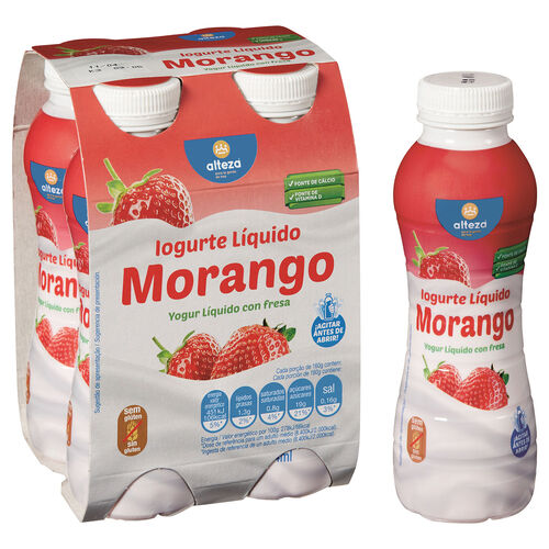 YOGUR BEBER FRESA ALTEZA 4x160g image number