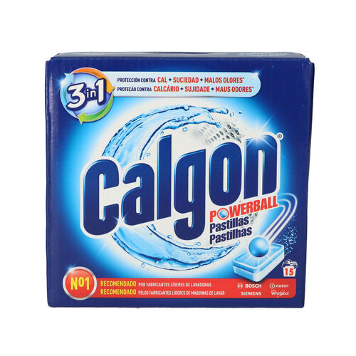 CALGON antical lavadora pastillas 15 pastillas image number