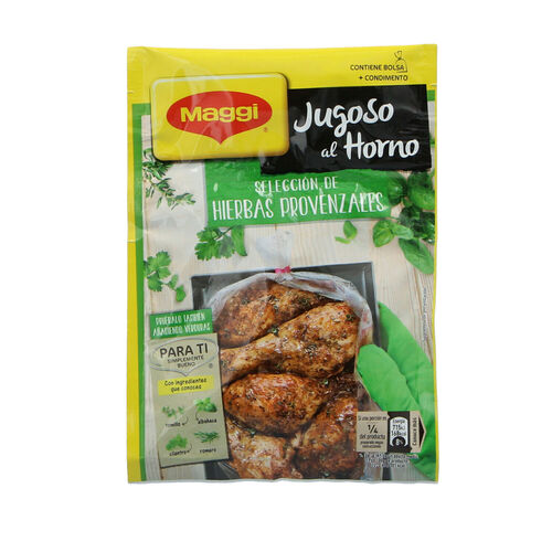 SAZONADOR DE HIERBAS PROVENZALES JUGOSO AL HORNO MAGGI 34g image number