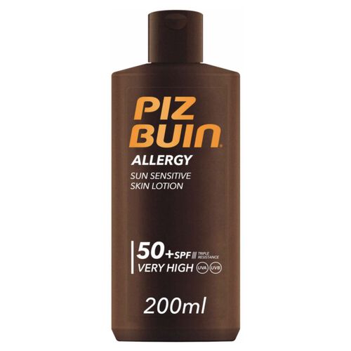 ALLERGY SUN SENSITIVE SKIN LOTION SPF50 PIZ BUIN 200ml image number