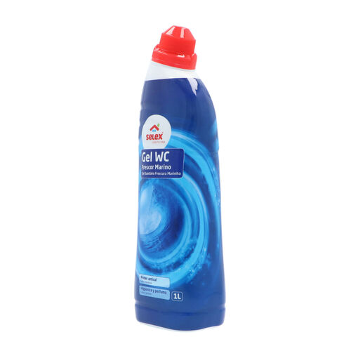 Limpiador ba&ntilde;o gel WC SELEX marino 1L image number
