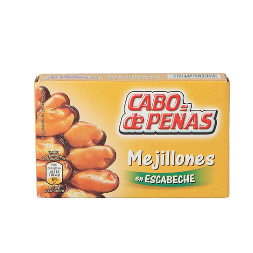 MEJILLON EN ESCABECHE 20/25 CABO PEÑAS 111g image number