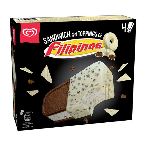 HELADO SANDWICH TOPPINGS DE FILIPINOS 6x130ml image number