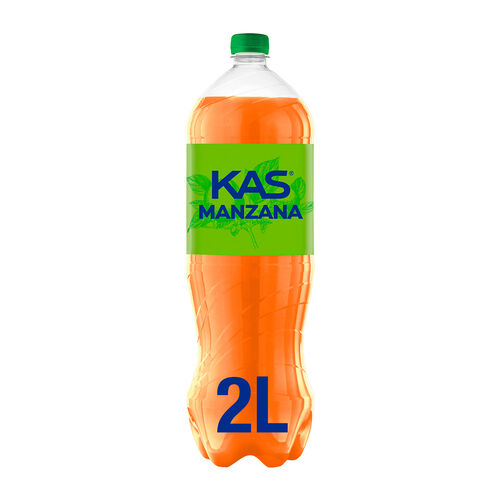 KAS manzana refresco con gas 2L image number