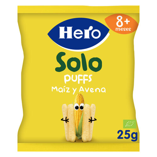 PUFFS DE MAIZ Y AVENA SOLO HERO 25g image number