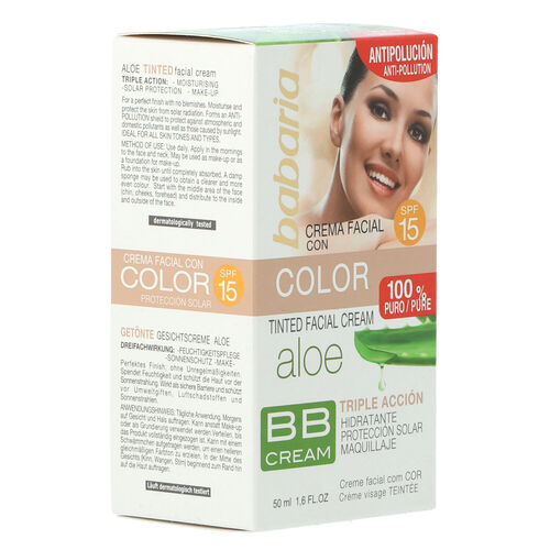 CREMA BABARIA HIDRATANTE CON COLOR 50ml image number