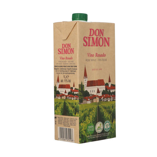 Vino rosado DON SIMON brik 1L image number