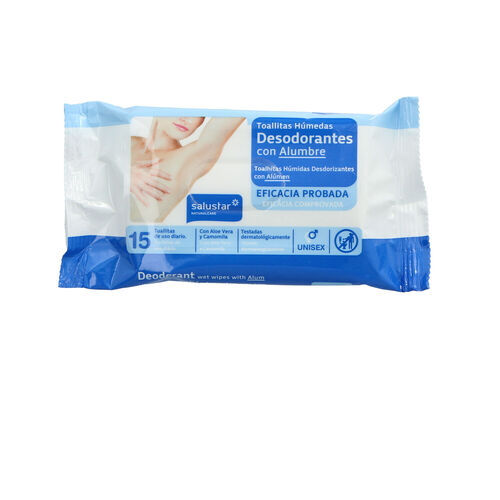 Toallitas desodorante SALUSTAR 15uds image number