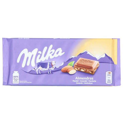 CHOCOLATE MILKA ALMENDRA 125g image number