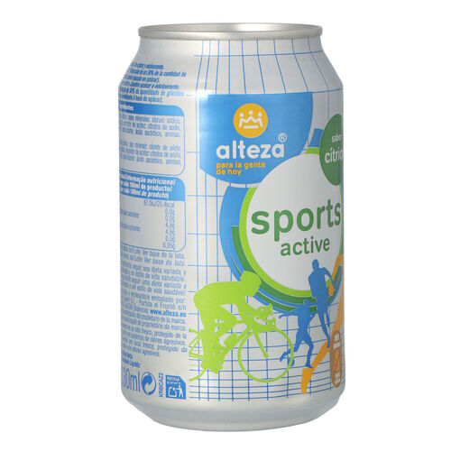 BEBIDA ISOTÓNICA SPORT ACTIVE ALTEZA LIMON LATA 33cl image number