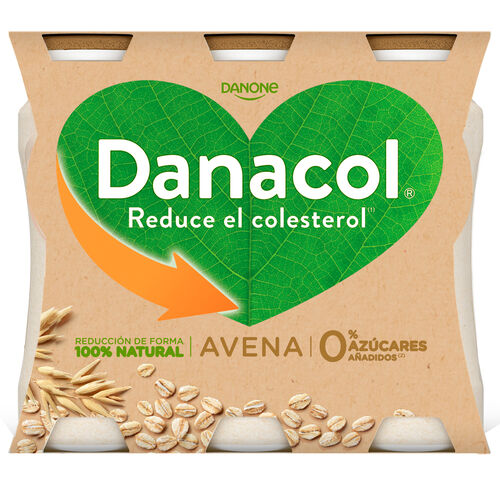 Bebida l&aacute;ctea con avena DANACOL 6x100g image number