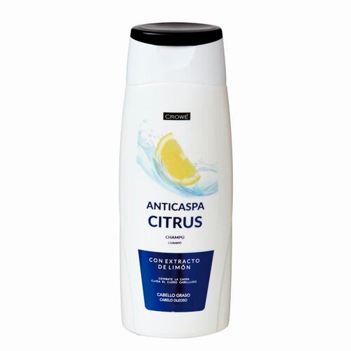 Champu anticaspa para cabello graso con extracto de limon CROWE 400ml image number
